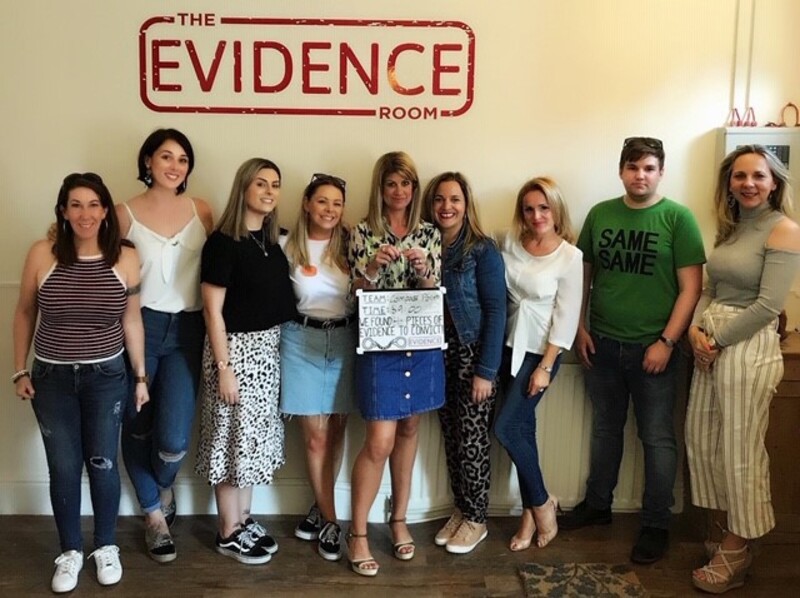 Compass Point Recruitment team at The Evidence Room in Bury St Edmunds