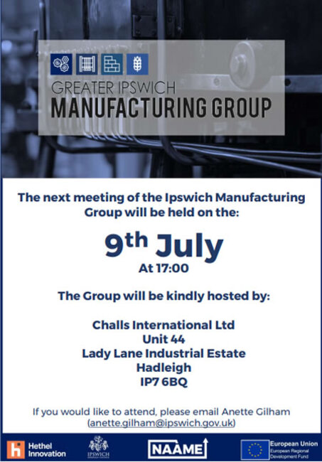 Greater Ipswich Manufacturing Group meeting 9th July 2019